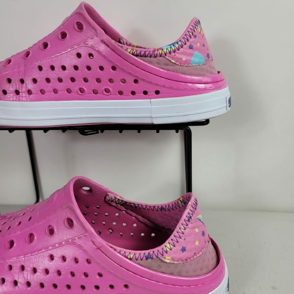 Sketchers Cali Gear Guzman Steps Pink Lightweight Girls Shoes Sz 4 Slip on shoes - Picture 2 of 8